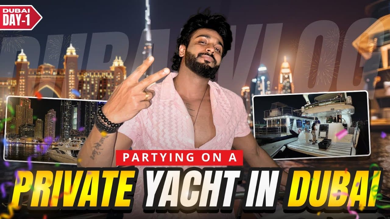 Partying on Private Yacht In Dubai thumbnail